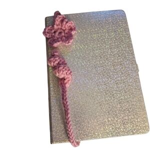 Handmade Crochet Multiway Flower accessory chocker bracelet bookmark floral knit